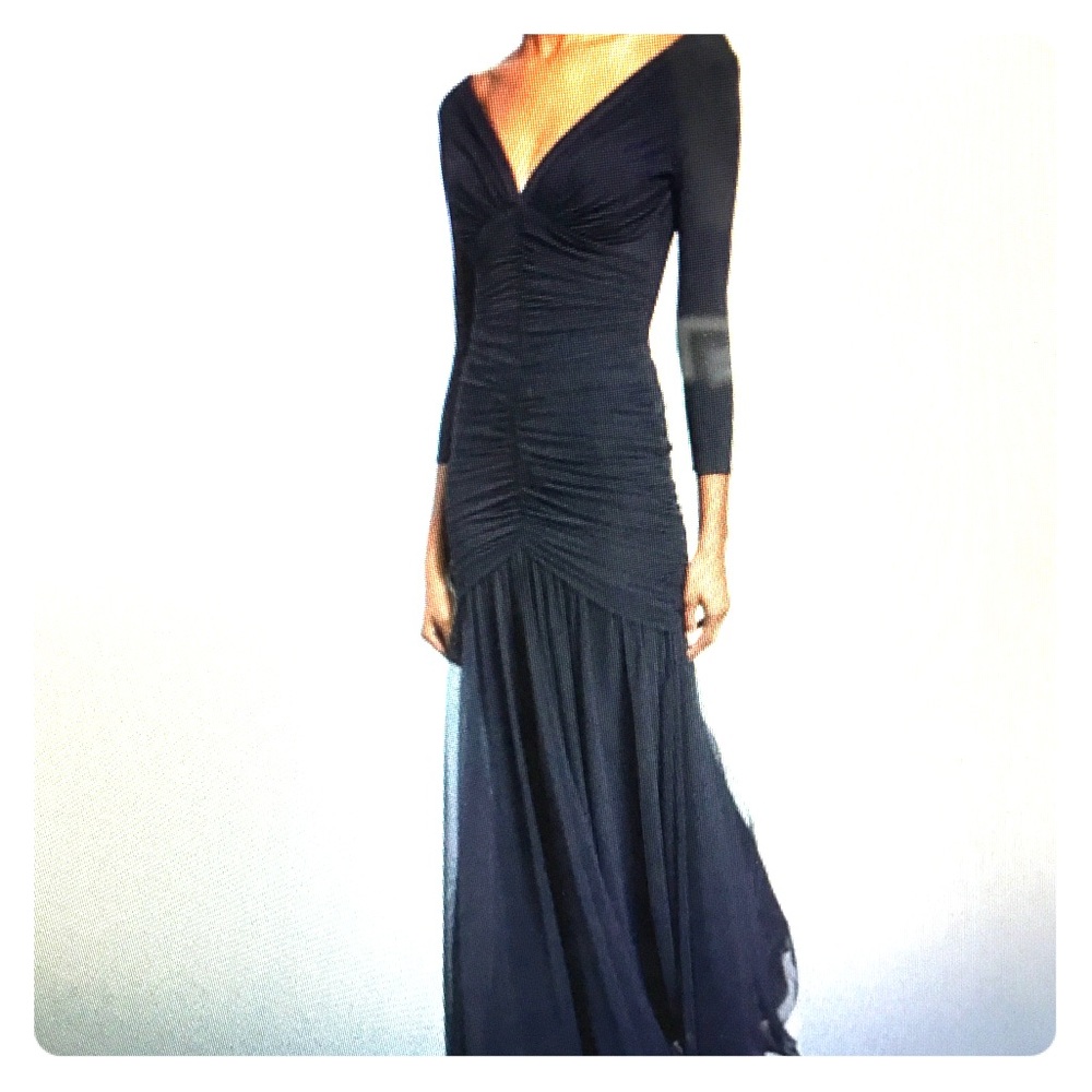 High class designer evening gown